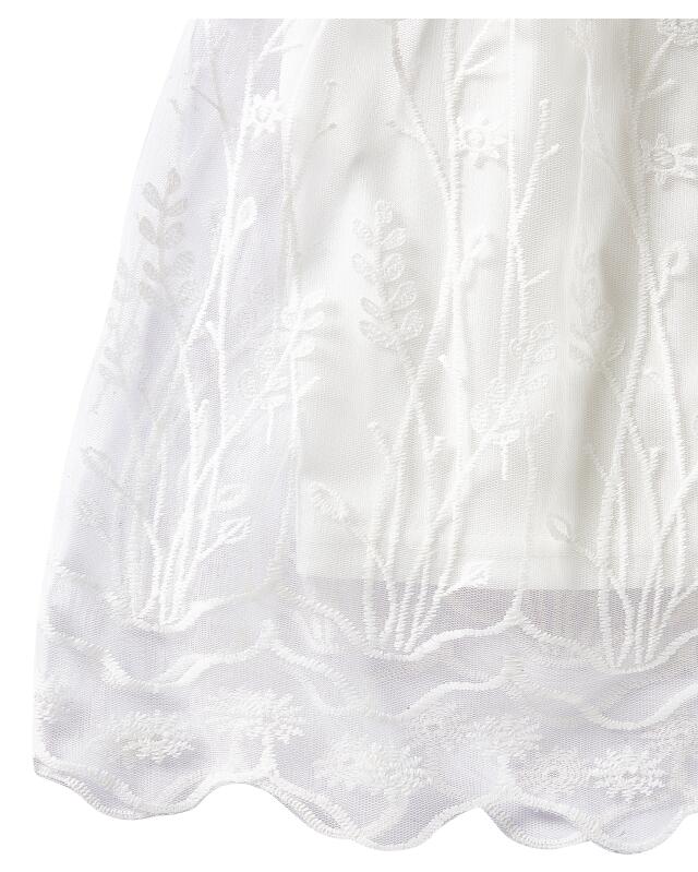 Robe avec mesh bébé fille, blanc (KiK Kleid mit Mesh (weiß)) — KiK, produit allemand authentique au Maroc