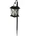 Solar-Laterne am Stab schwarz