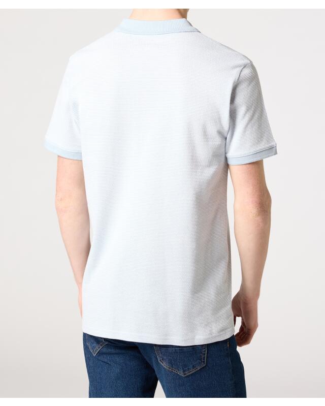 Polo texturé homme, bleu clair (KiK Poloshirt mit Struktur (hellblau)) — KiK, produit allemand authentique au Maroc