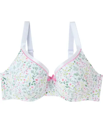 Beugel BH met fijn bloemmotief