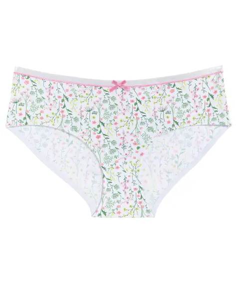 Hipster met fijn bloemenpatroon