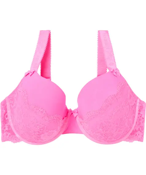 BH in neonkleur met kant