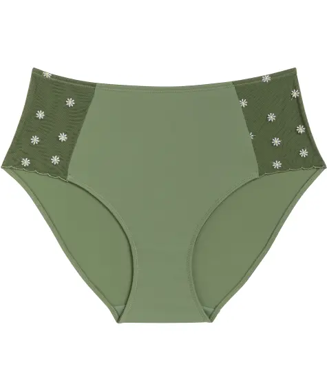 Slip bestickt mit kleinen Blüten