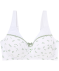Soft-BH mit feinem Blättermuster weiß bedruckt