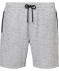 Sweatshorts in Melange grau melange