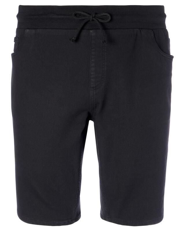 Short en sweat denim homme, noir (KiK Sweat-Denim-Shorts (schwarz)) — KiK, produit allemand authentique au Maroc