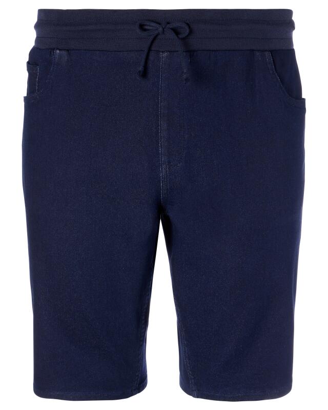 شورت دنيم بنسيج سويت للرجال، كحلي (KiK Sweat-Denim-Shorts (dunkelblau)) — KiK, منتج ألماني أصلي في المغرب