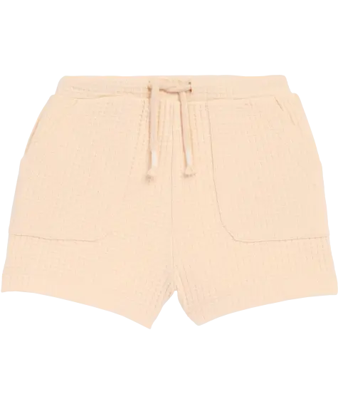 Shorts mit Waffelstruktur