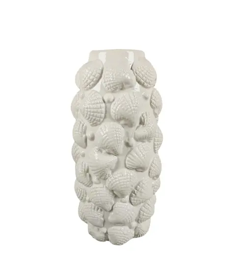 Keramikvase Muscheln