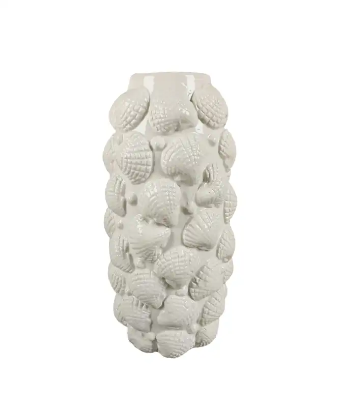 Keramikvase Muscheln