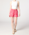 Pinke Shorts slim pink/weiß