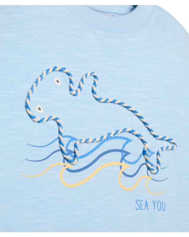 T-shirt requin-marteau bébé garçon, bleu clair (KiK T-Shirt Hammerhai (hellblau)) — KiK, produit allemand authentique au Maroc