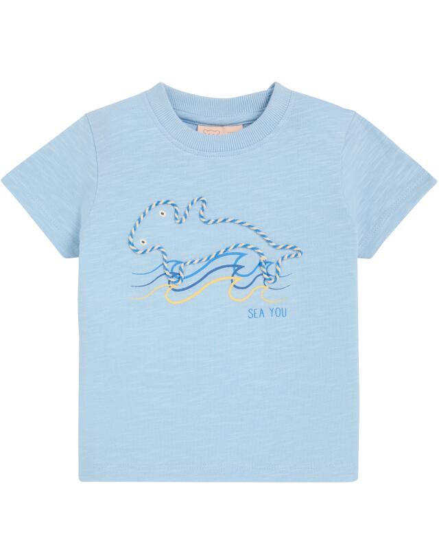 T-shirt requin-marteau bébé garçon, bleu clair (KiK T-Shirt Hammerhai (hellblau)) — KiK, produit allemand authentique au Maroc