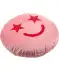 Rundes Kissen pink