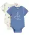 Newborn Bodys mit Booten blau