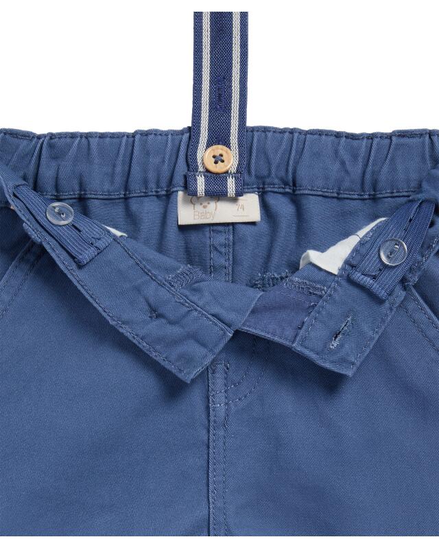 قميص + شورت بحمالات للرضيع، أزرق (KiK Hemd + Shorts mit Hosenträgern (blau)) — KiK, منتج ألماني أصلي في المغرب