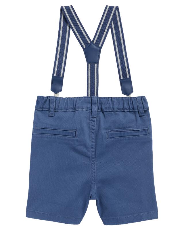 قميص + شورت بحمالات للرضيع، أزرق (KiK Hemd + Shorts mit Hosenträgern (blau)) — KiK, منتج ألماني أصلي في المغرب