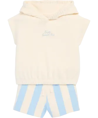 Bluza frotte + szorty