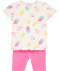 T-Shirt + Radlerhose altrosa
