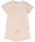 T-Shirt + Shorts mit Streifen naturfarben