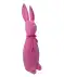 Deko-Hase mit Satinschleife pink