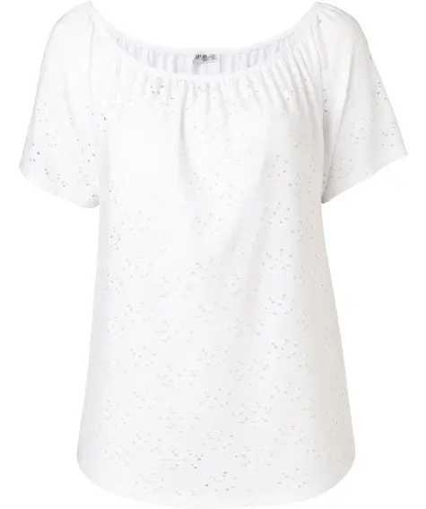 Shirt mit Carmen-Ausschnitt