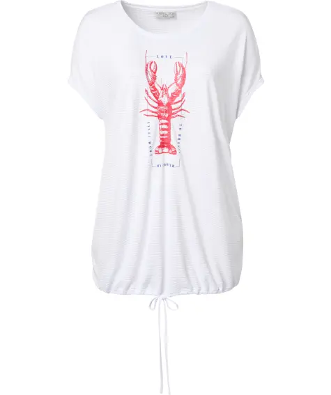 T-shirt met trekkoord