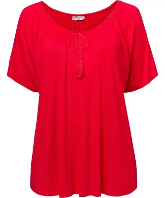 Shirt met Carmen-hals