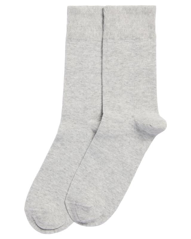Chaussettes à bord confort homme, gris — KiK, produit allemand authentique au Maroc