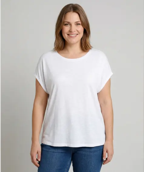 T-Shirt mit Fledermausärmeln