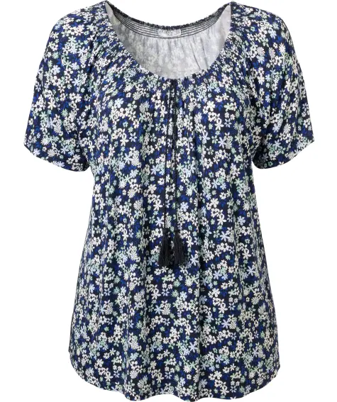 Shirt mit Carmen-Ausschnitt