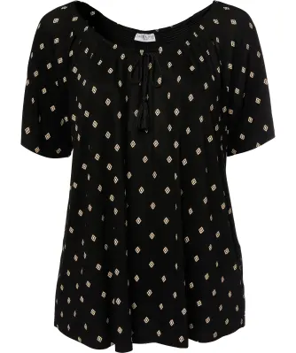 Shirt met Carmen-hals