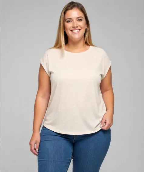 T-Shirt mit Fledermausärmeln