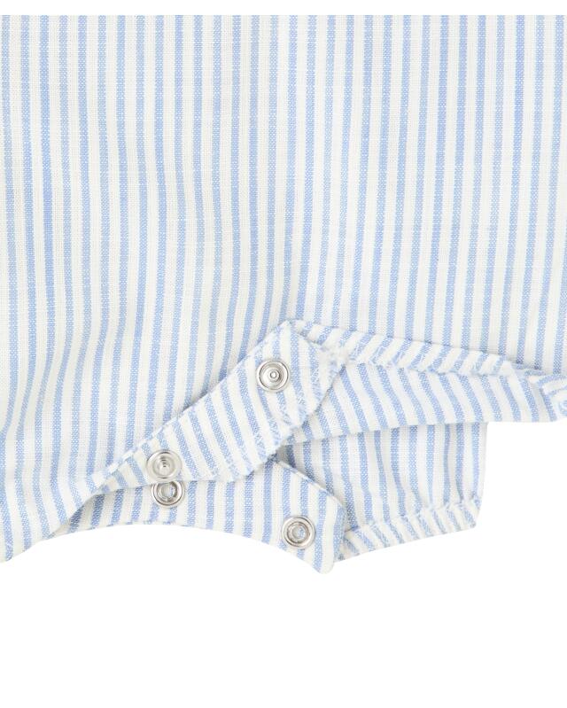 Newborn bodysuit + dungarees for boys, off-white (KiK Newborn Body + Latzhose (offwhite)) — KiK, authentic German product in Morocco