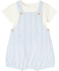 Romper + tuinbroek offwhite