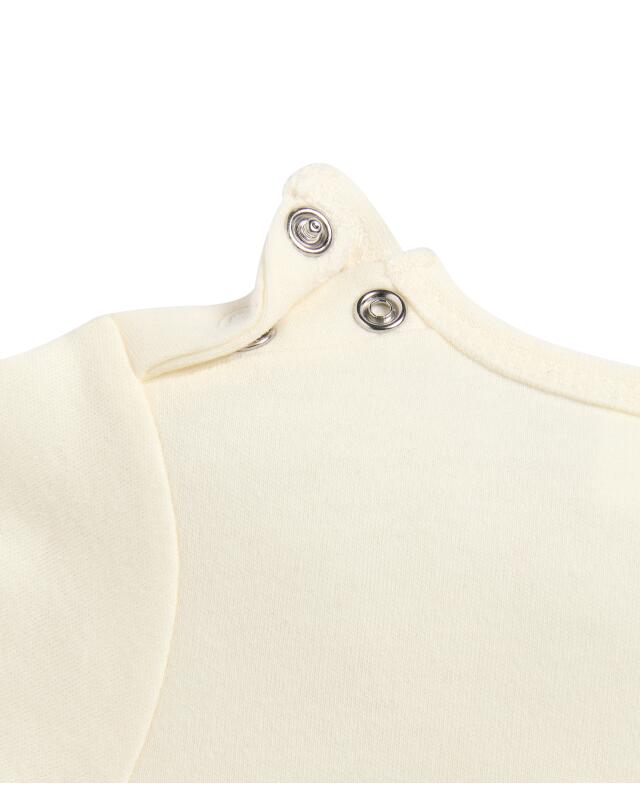 Newborn bodysuit + dungarees for boys, off-white (KiK Newborn Body + Latzhose (offwhite)) — KiK, authentic German product in Morocco