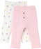 Newborn Leggings Blumen hellrosa