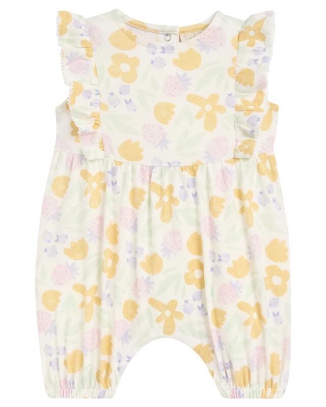 Combishort naissance fille, beige (KiK Newborn Kurzer Jumpsuit (Beige)) — KiK, produit allemand authentique au Maroc