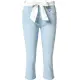 Capri-Jeans mit Stoffgürtel
