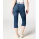Capri-Jeans mit Stoffgürtel