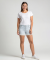 Jeans-Shorts mit Spitze jeansblau hell