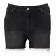 Jeans-Shorts mit Spitze