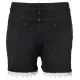 Jeans-Shorts mit Spitze