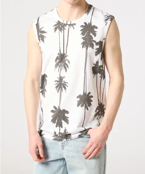 Tanktop mit Palmen