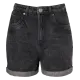 Mom-Jeans-Shorts mit Umschlag