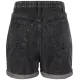 Mom-Jeans-Shorts mit Umschlag