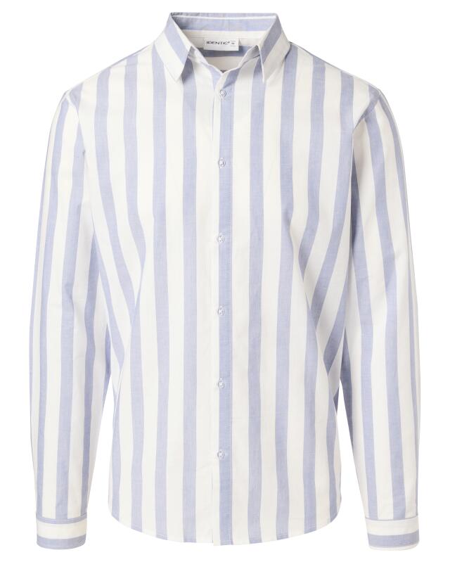 Chemise rayée homme, bleu/blanc (KiK Weiß/Blau gestreiftes Hemd (blau/weiß)) — KiK, produit allemand authentique au Maroc