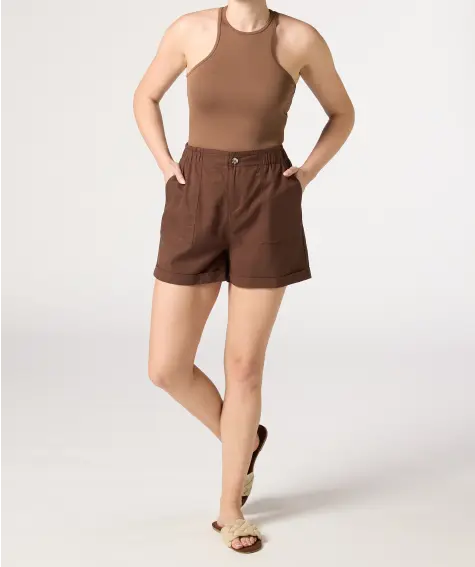 Shorts mit aufgesetzten Seitentaschen