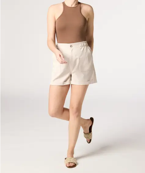 Shorts mit aufgesetzten Seitentaschen