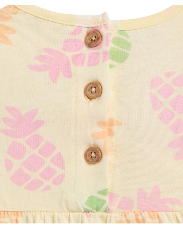 Robe à ananas bébé fille, beige (KiK Kleid mit Ananas (Beige)) — KiK, produit allemand authentique au Maroc